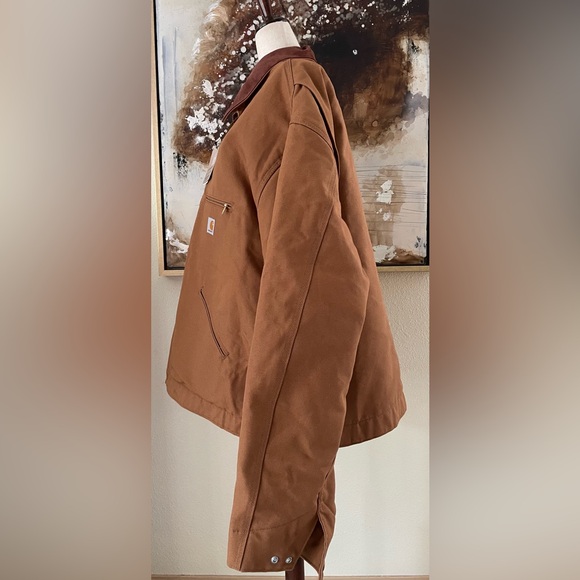 Vintage RARE Carhartt blanket lined Duck Detroit jacket size 3XL Tall BNWT~ - Picture 5 of 13